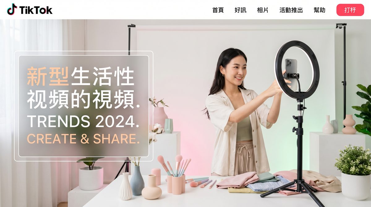 蘑菇视频官方品牌主视觉 - 发现生活之美